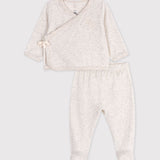 Petit Bateau - Babysetje - 2 stuks - Met borduursel