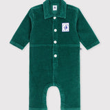 Petit Bateau - Lang babypakje in fluweel