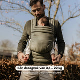 Aeromoov - Full Buckle draagzak - Mosgroen