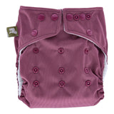 Little Lamb - Onesize herbruikbare pocket luier - Aubergine