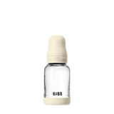 BIBS Zuigfles in glas - Latex - 120ml - Ivory