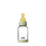 BIBS Zuigfles in glas - Latex - 120ml - Sage