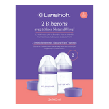 Lansinoh - Drinkfles met Natural Wave speentje - S (2 stuks)