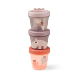 Done By Deer - Baby food container - 3-pack - Roze