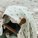 Leder Swaddle Clips - Bruin