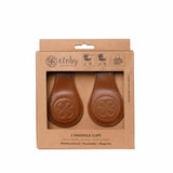 Leder Swaddle Clips - Bruin