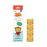 Glo pals - Lichtgevende sensorische kubussen voor in bad of sensorisch spel - Daniel Tiger (4stuks)
