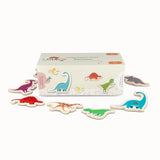 Tix&Mix - Houten Magneetset - Dino's - 20 stuks