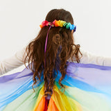 Speelzijde - Zijden hoofdband - Regenboog