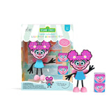 Glo pals - Lichtgevende sensorische kubussen voor in bad of sensorisch spel + Poppetje - Abby