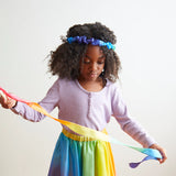 Speelzijde - Zijden hoofdband - Regenboog