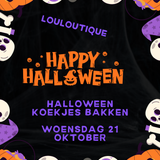 Halloween Workshop - Koekjes bakken -  Woensdag 21 oktober