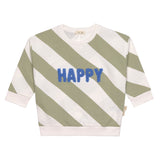 Lassig - Sweater GOTS - Happy Kaki/Cream