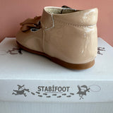 Stabifoot lak schoentje met strikje - Beige/Roze
