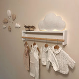 Kleine Wolk Bouclé - Wanddecoratie met LED