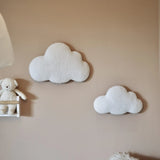 Kleine Wolk Bouclé - Wanddecoratie met LED