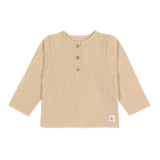 Lassig - Mousseline t-shirt lange mouwen - Naturel