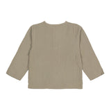 Lassig - Mousseline t-shirt lange mouwen - Olijf