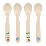 Lassig set van 4 lepels cellulose - Smile