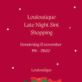 Late Night Sint Shopping - 13 november