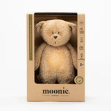 Moonie 2.0 Knuffel - Hartslag en Licht - Bear Capppuccino