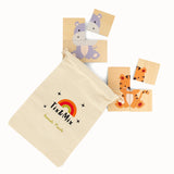 Tix&Mix - Houten Magneetpuzzel - Dieren (32 stuks)