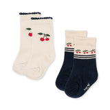Konges - 2 Pack Sokken - Kersjes