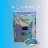 Sensus Lotus - Oceaan blauw magisch badpoeder - 60gr