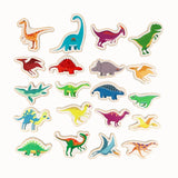 Tix&Mix - Houten Magneetset - Dino's - 20 stuks