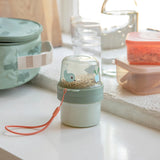 Done By Deer - 2-in-1 Snackcontainer - Sand - Small
