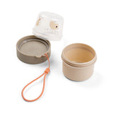Done By Deer - 2-in-1 Snackcontainer - Sand - Small