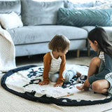 Play&Go - Wereldkaart + sterren - Speelkleed & Opbergzak
