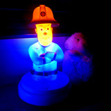 LED Nachtlampje - Brandweerman Sam