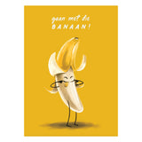 Wenskaart - Gaan met die banaan