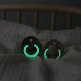 BIBS Fopspeen - Duopack - Glow in the dark - Blush/Vanilla - 0-6m