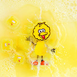 Glo pals - Lichtgevende sensorische kubussen voor in bad of sensorisch spel + Poppetje - Bigbird