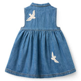 Copenhagen Colors - Jeans Jurkje met Vogeltjes
