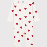 Petit Bateau - Slaappakje hartjes zonder voetjes