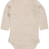 Baby Wikkelbody - Merinowol - Cream