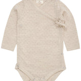 Baby Wikkelbody - Merinowol - Cream