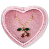 Konges - Kettingdoosje met Ketting - Kersje