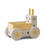 Modu - Activiteitenspeelgoed Loopwagen - Sand Grey / Honey Yellow