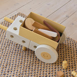 Modu - Activiteitenspeelgoed Loopwagen - Sand Grey / Honey Yellow