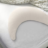 Theraline zwangerschaps/borstvoedingskussen - Muslinmoon - Sandy Beige