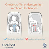 Ergobaby - 3 in 1 Wipstoeltje - Beige