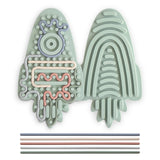Mushie - Sensorisch Silicone Speelgoed - Blauw