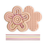 Mushie - Sensorisch Silicone Speelgoed - Roze
