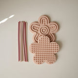 Mushie - Sensorisch Silicone Speelgoed - Roze