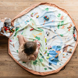 Play&Go - SOO Speelmat & Opbergmand - Zoo