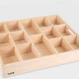Houten sorteerbak 14-voudig